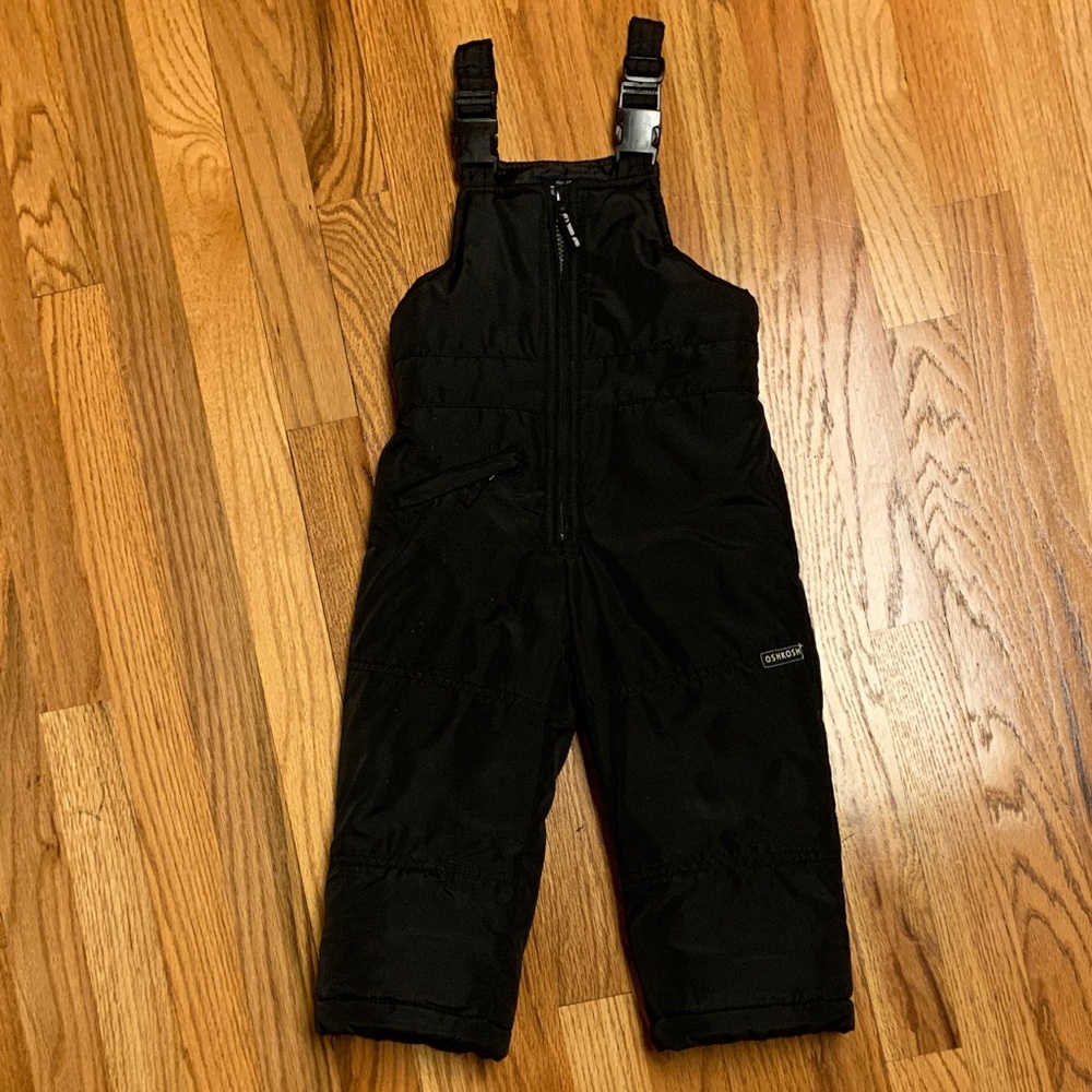 OshKosh B'gosh Black Kids Snow Pants/Bibs Size 2T